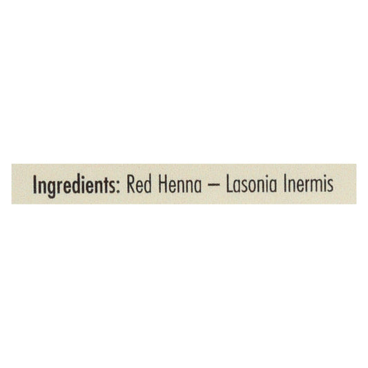 Rainbow Henna Hair Color & Conditioner Red - 4 Oz