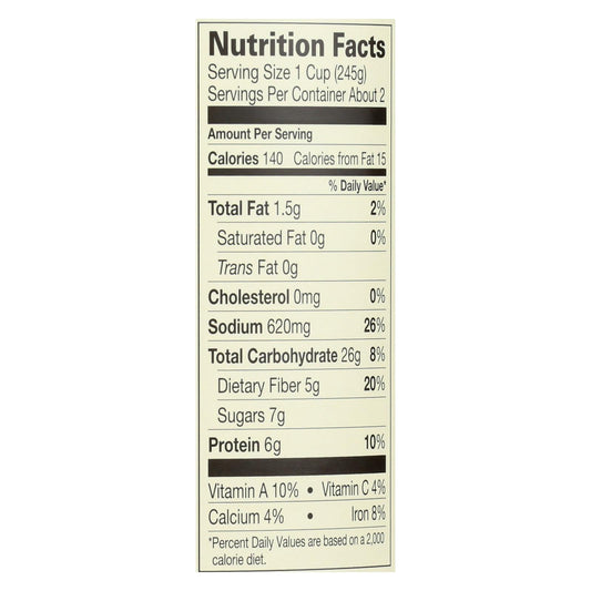 Amy's Organic Low Fat Black Bean Soup, 12-Pack, 14.5 oz