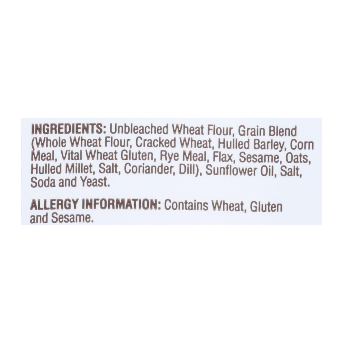Unique Pretzels - Splits - Multi Grain - Case Of 12 - 11 Oz.