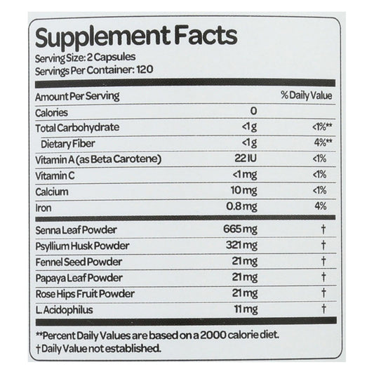Health Plus - Super Colon Cleanse - 500 Mg - 240 Capsules