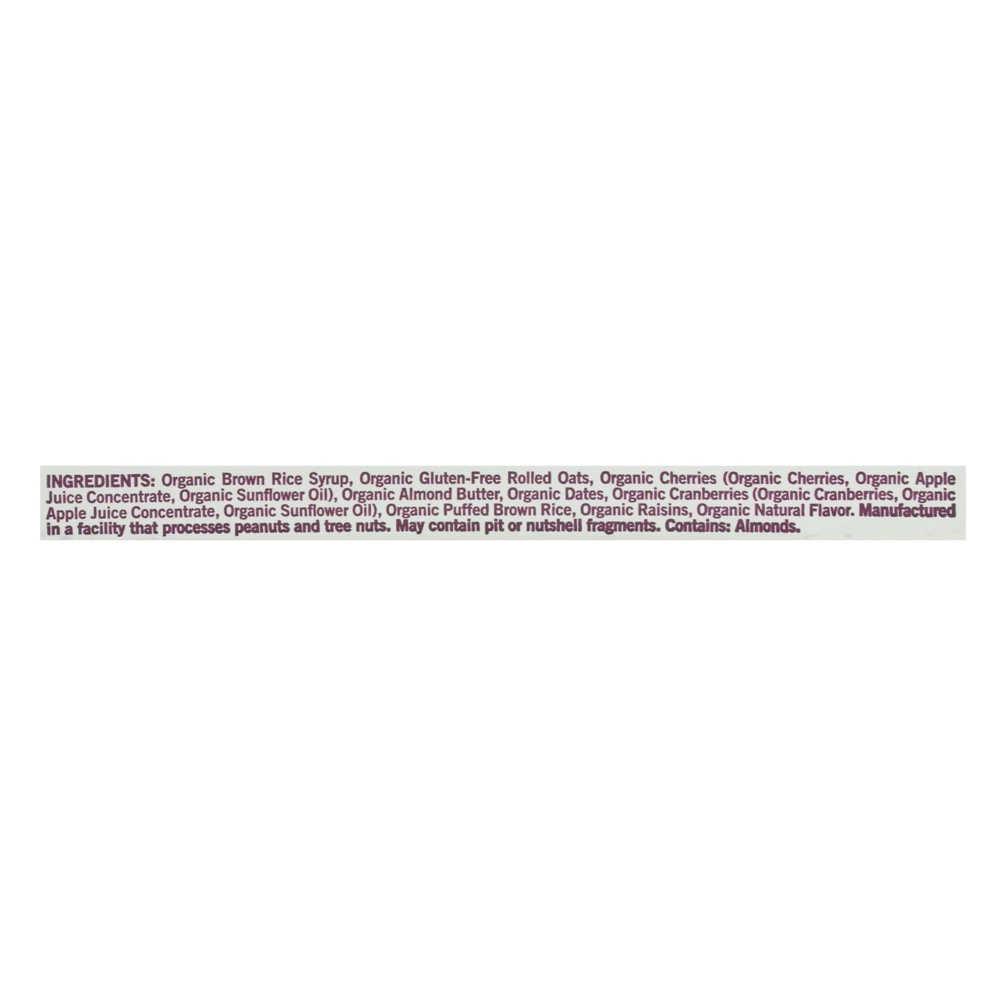 Gomacro Organic Macrobar - Cherries And Berries - 2 Oz Bars - Case Of 12