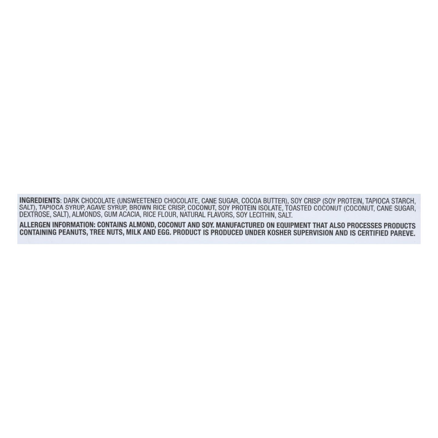 Nugo Nutrition Bar - Dark Chocolate Coconut - 1.76 oz