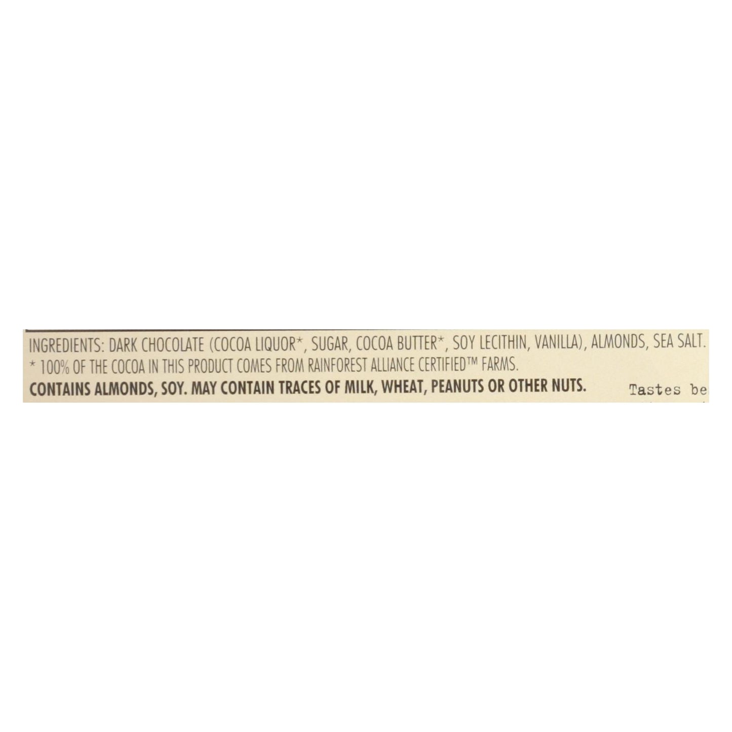 Chocolove Dark Chocolate Almond Sea Salt Bars, 3.2 oz, 12-Pack