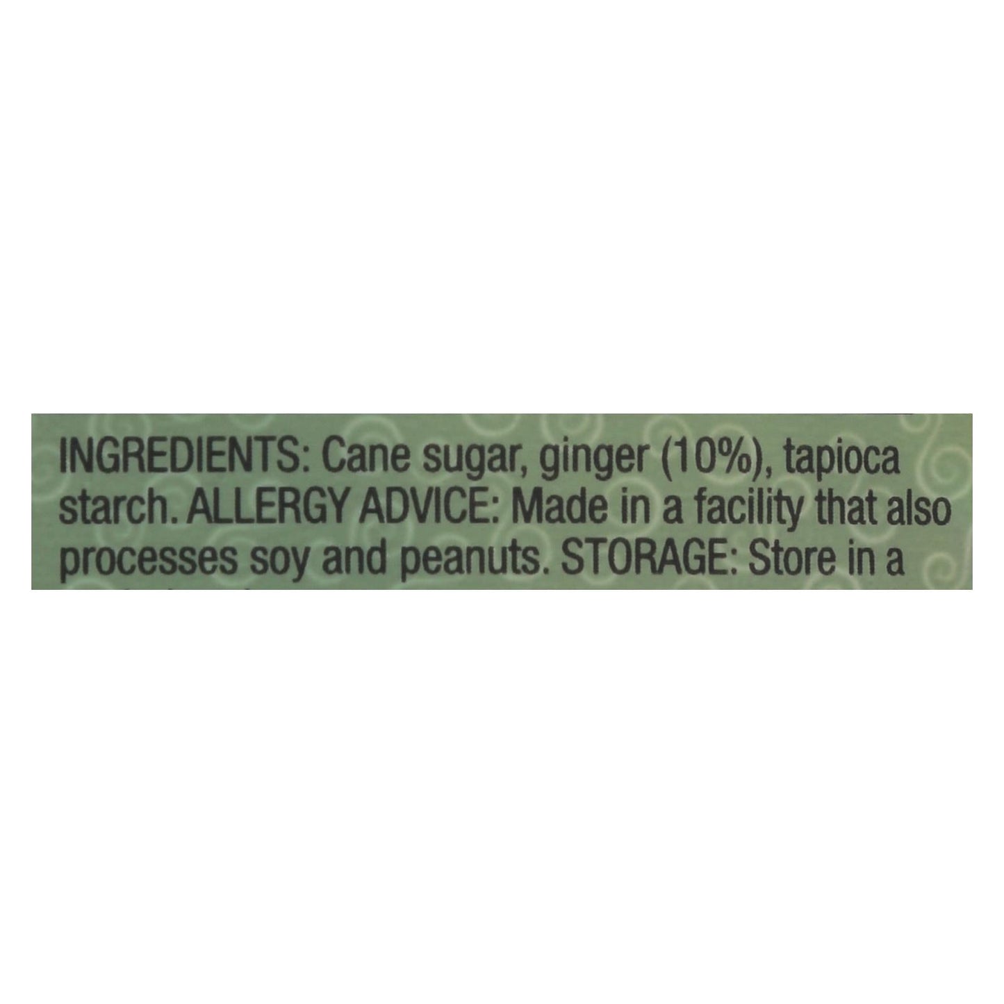 Gin Gins Chewy Ginger Candy, Original, Case of 12, 3 oz