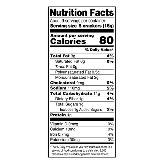 Back To Nature - Crackers Stngrnd Wht Orig - CS of 6-5 OZ