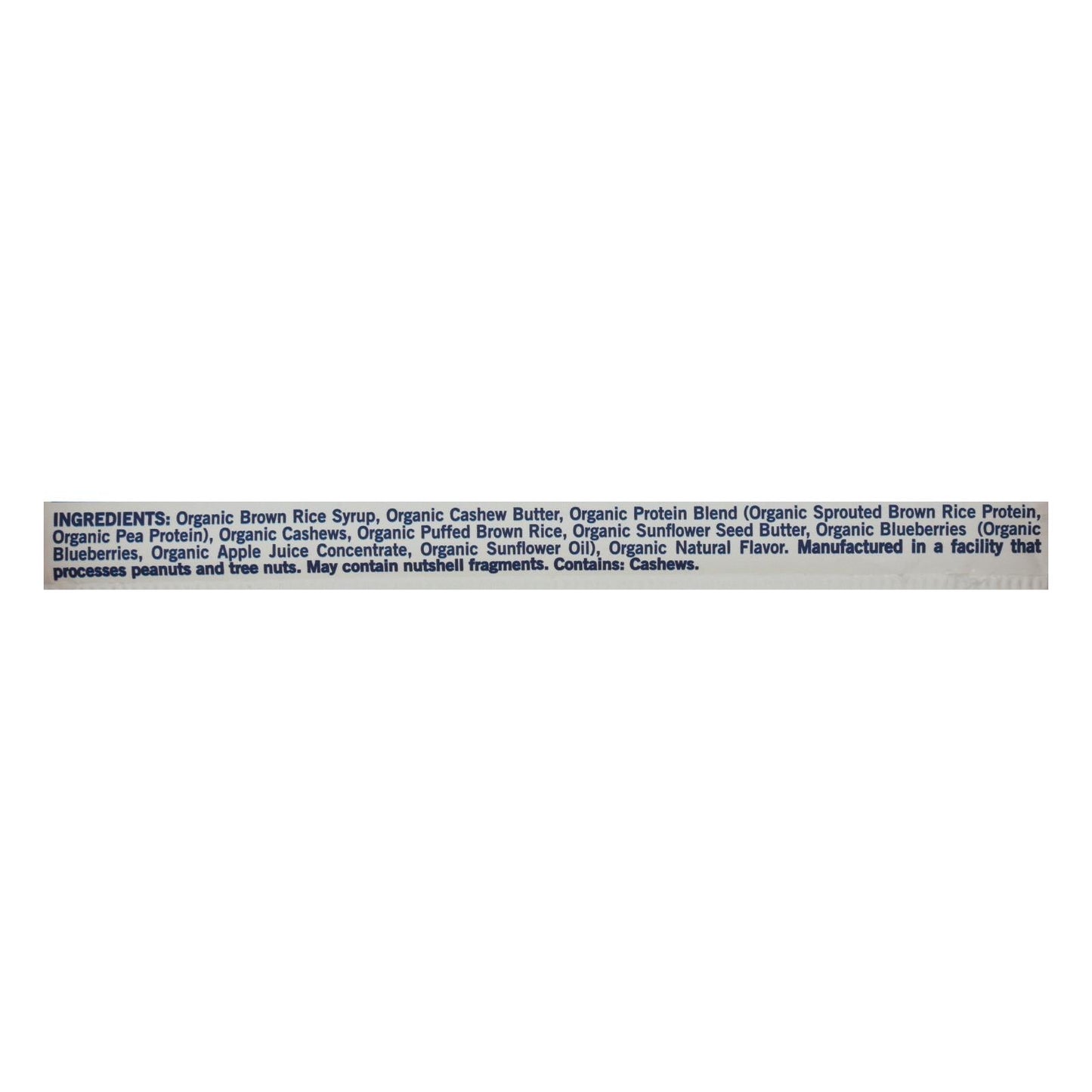 Gomacro Organic Blueberry Cashew Bars, 12-Pack, 2.3oz