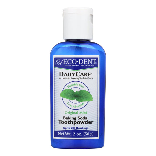 Eco-dent Toothpowder Daily Care - Mint - 2 Oz