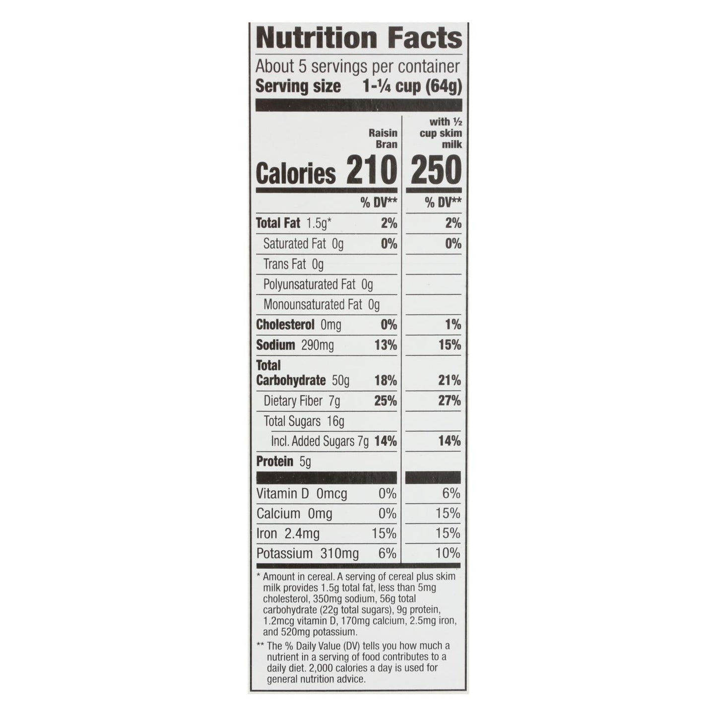 Cascadian Farm Organic Raisin Bran Cereal, 12oz, Case of 10