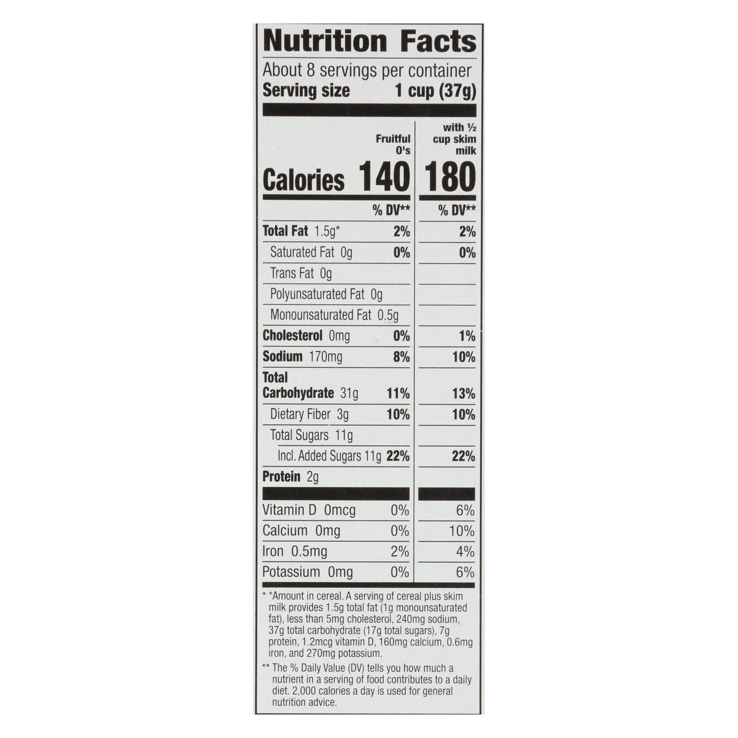 Cascadian Farm Organic Fruitful Os Cereal, 10 Pack