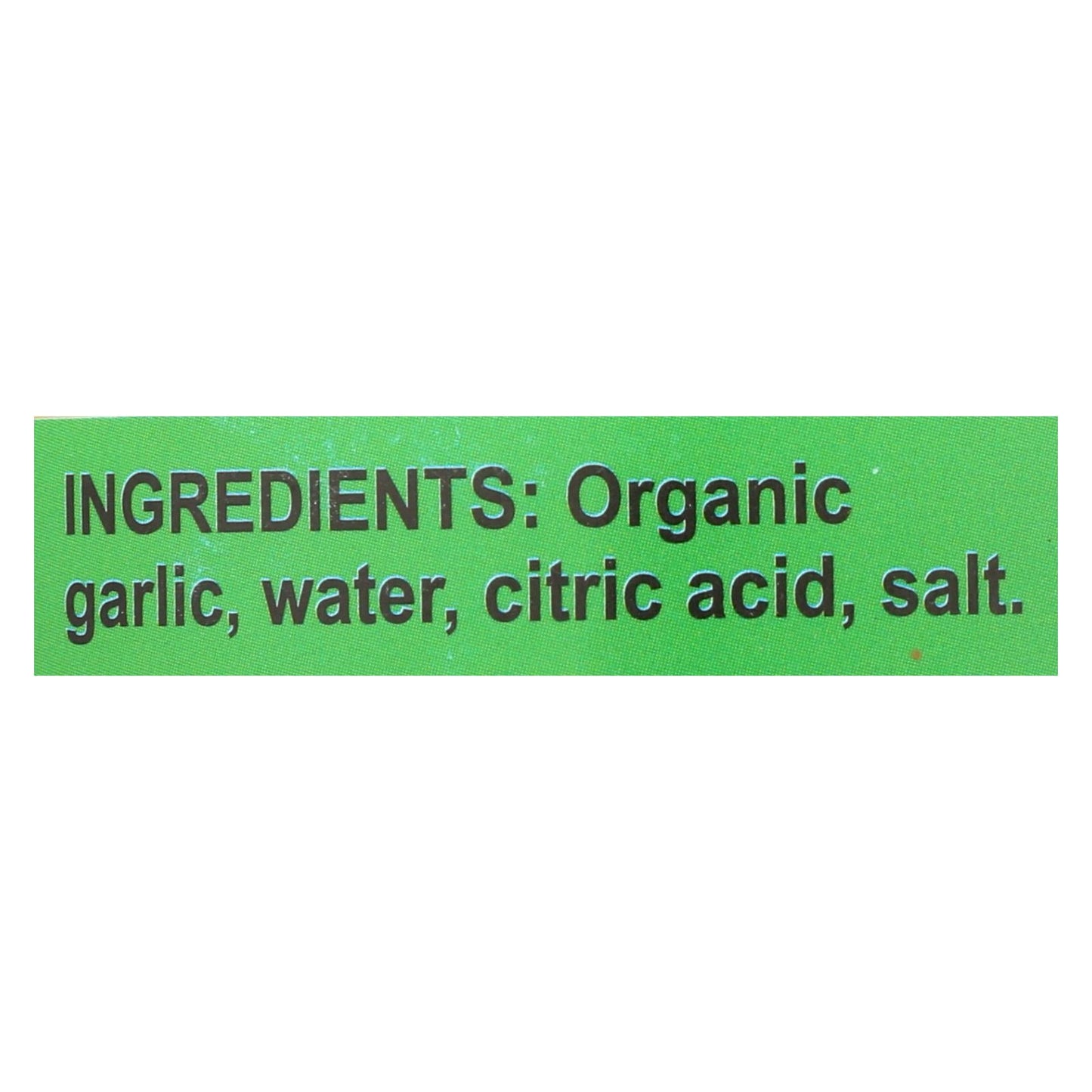Organic Chopped Garlic, 4.5 Oz, Case of 12 - Emperor's Kitchen