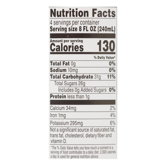 R.W. Knudsen Organic Pineapple Juice, 32 fl oz, Pack of 6