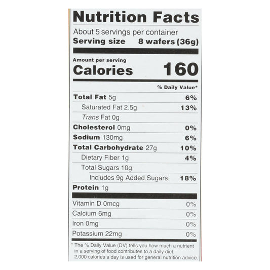 Kinnikinnick Vanilla Wafer - Case of 6 - 6.3 oz.
