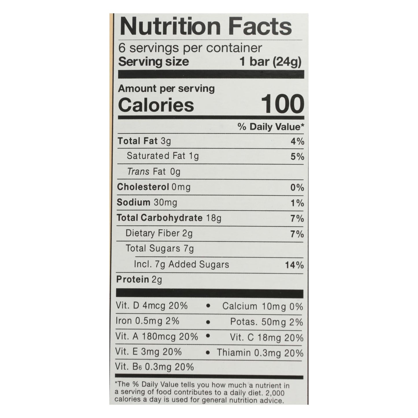 Made Good - Granola Bar Cookies & Cream - Case of 6 - .85 OZ