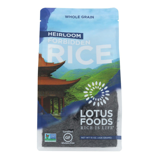 Lotus Foods Forbidden Black Rice, 6-Pack (15 oz each)