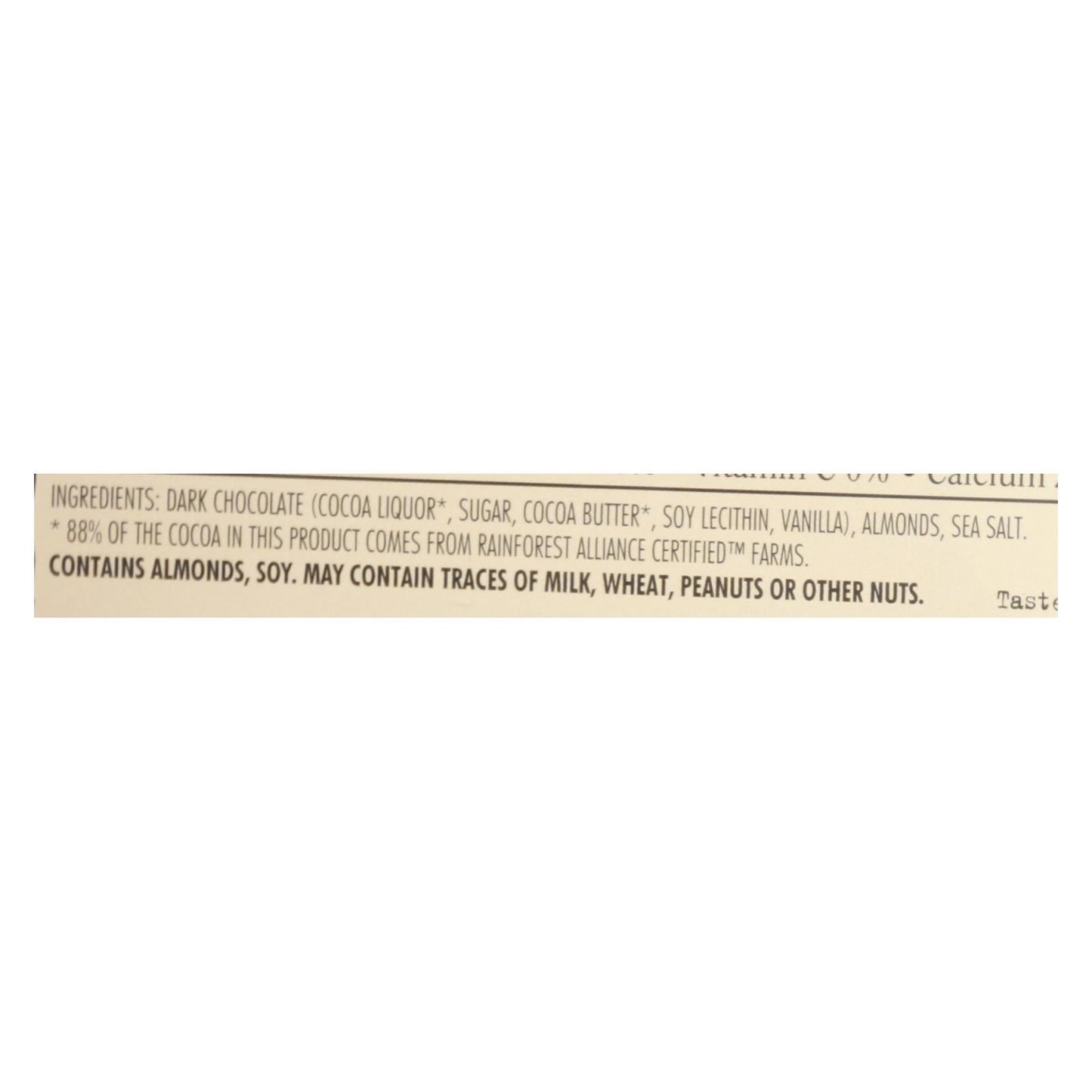 Chocolove Almond Sea Salt 70% Dark Chocolate, 12 Pack