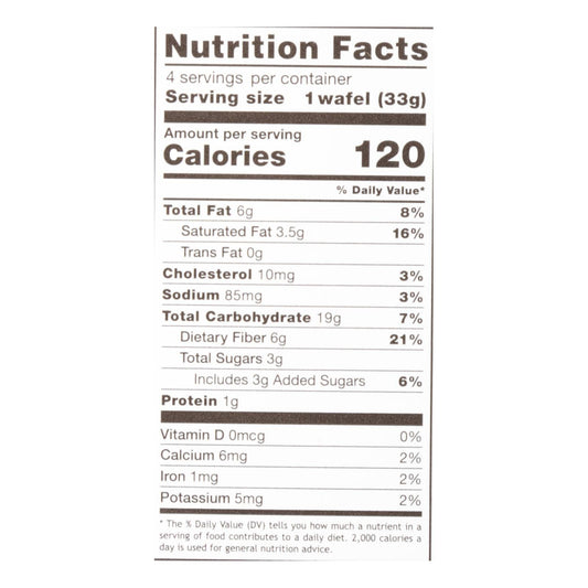 Rip Vanilla Wafels - Snickerdoodle Low Sugar 4pk Case of 12