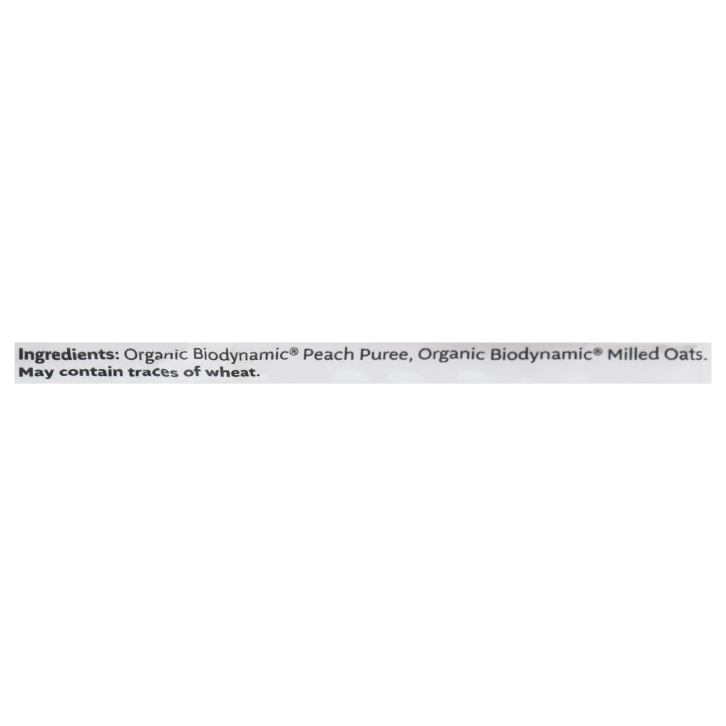 White Leaf Provisions - Bbyfd Peach & Oat - Case of 6-90 GRM
