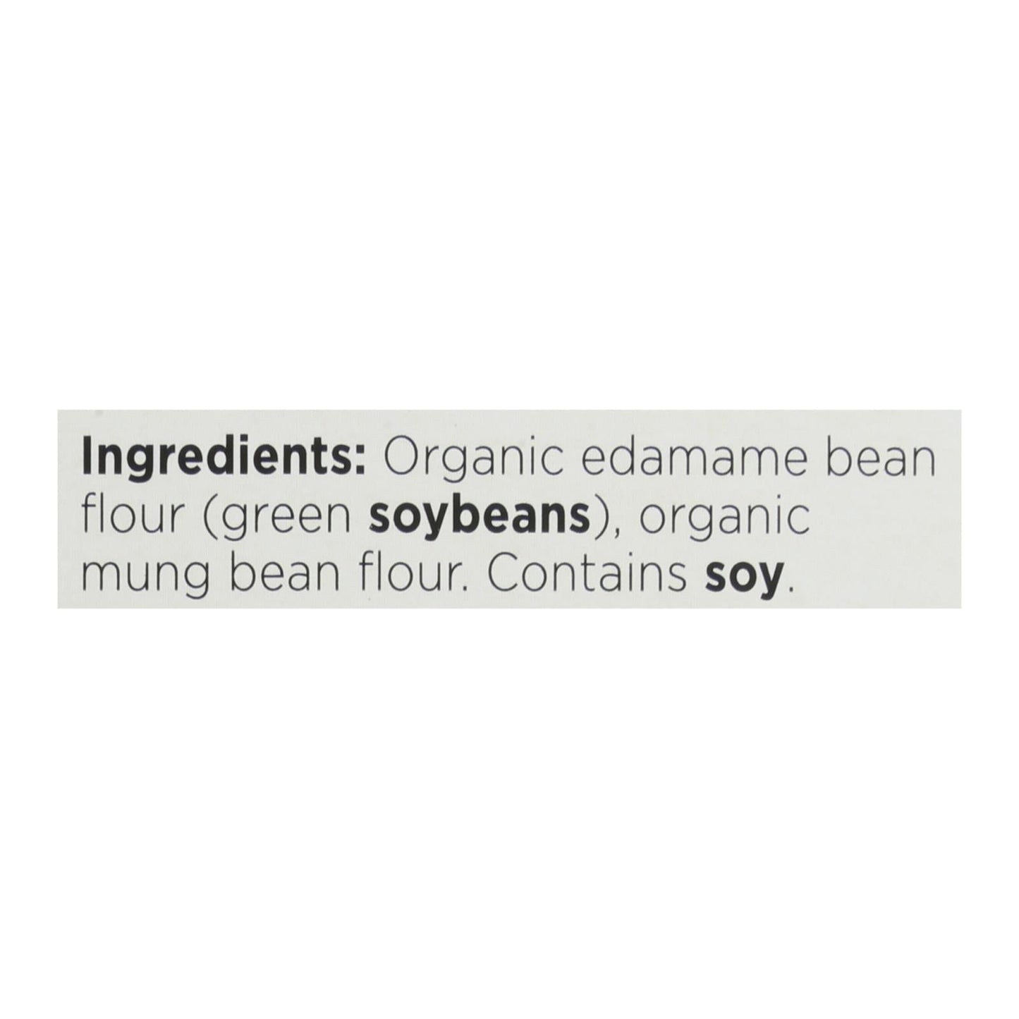Edamame & Mung Bean Fettuccine Pasta - 6 Pack, 8 Oz.
