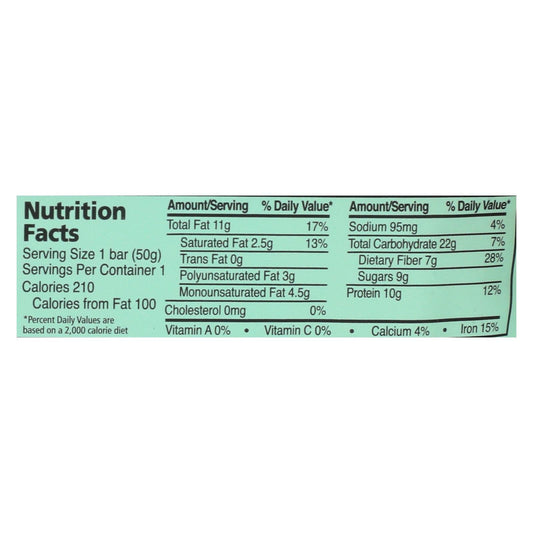 Zing Dark Chocolate Mint Bars, Nut-Free, 12 Pack