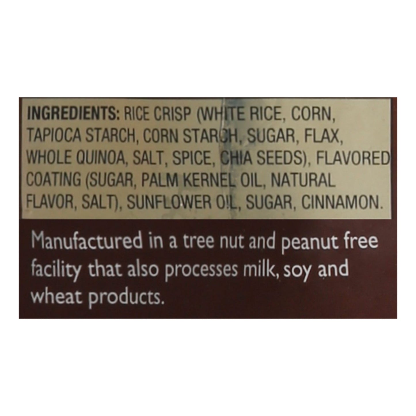 Drizzilicious - Rice Crisp Mini Cinammon - Case of 12-4 OZ