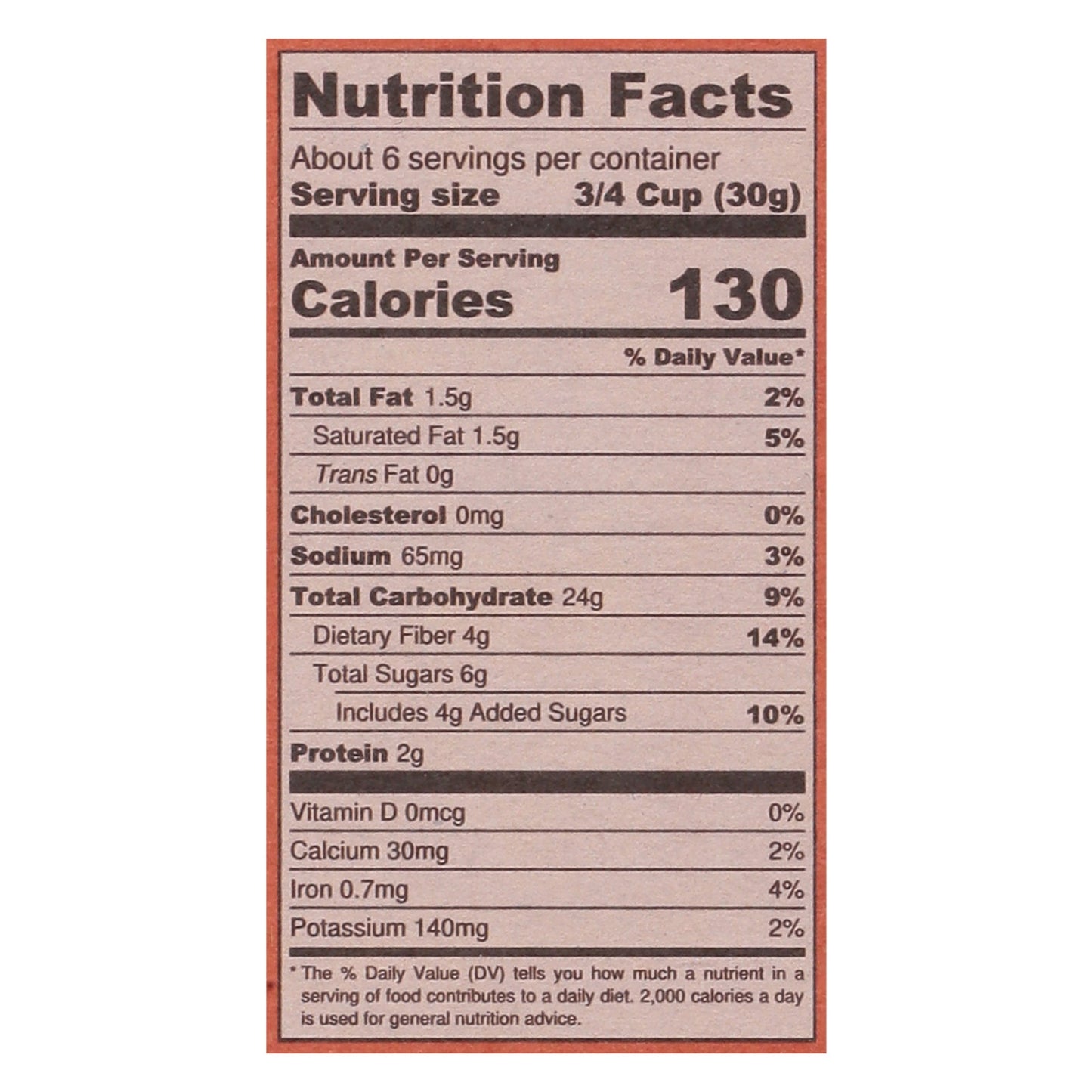 Lovebird - Cereal Cinnamon Grnfr - Case Of 6-7 Oz