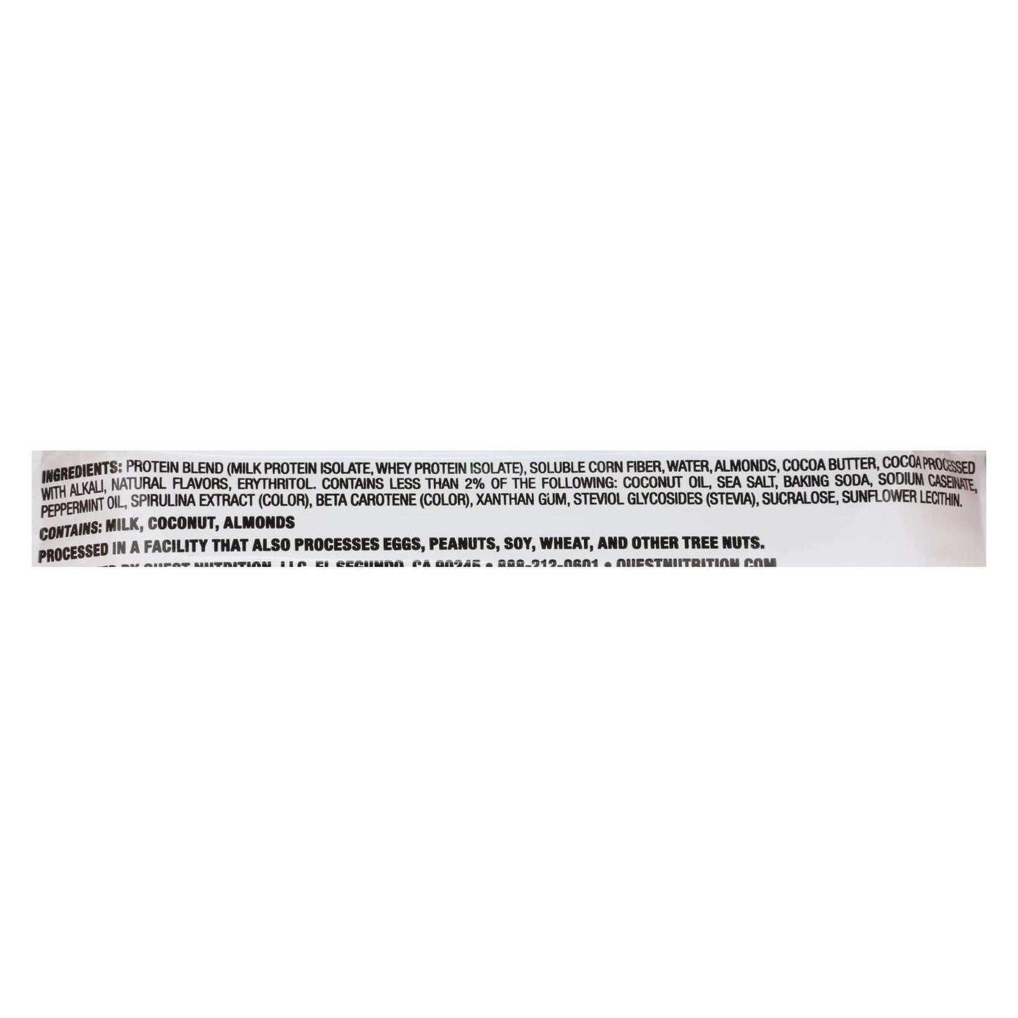 Quest Bar - Mint Chocolate Chunk - 2.12 oz - case of 12